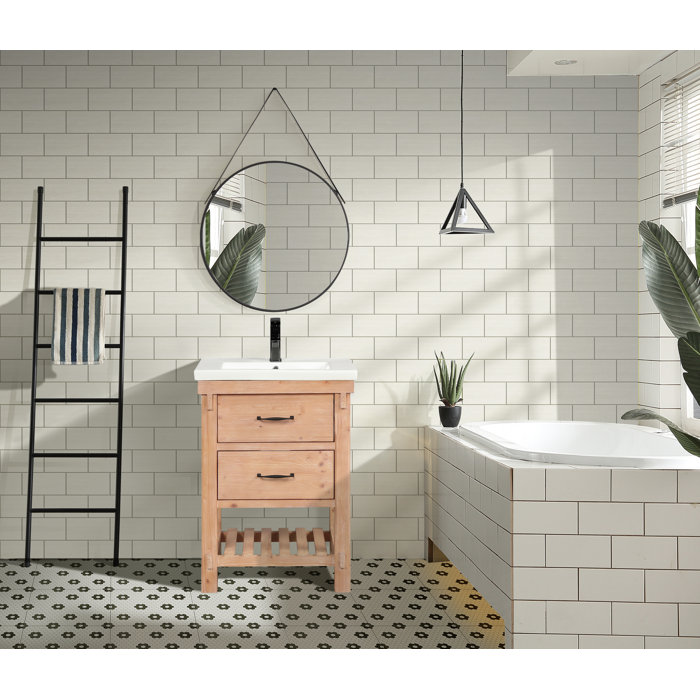 Three Posts™ Kordell 24'' Freestanding Single Bathroom Vanity with